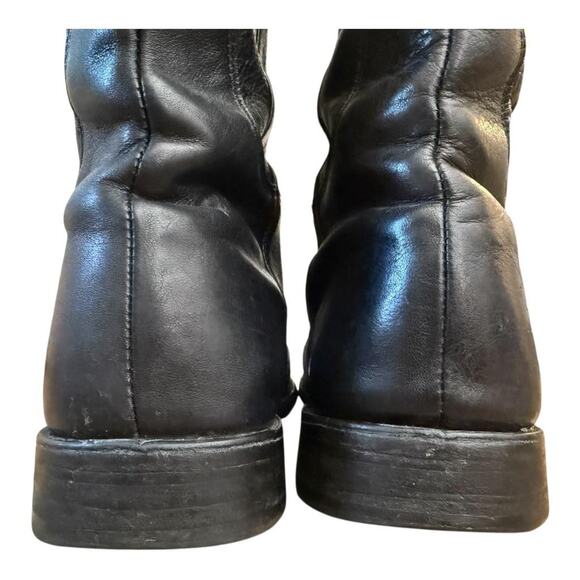 Frye Paige Knee High Riding Boot Black Leather Women size 8.5 B - Picture 6 of 12